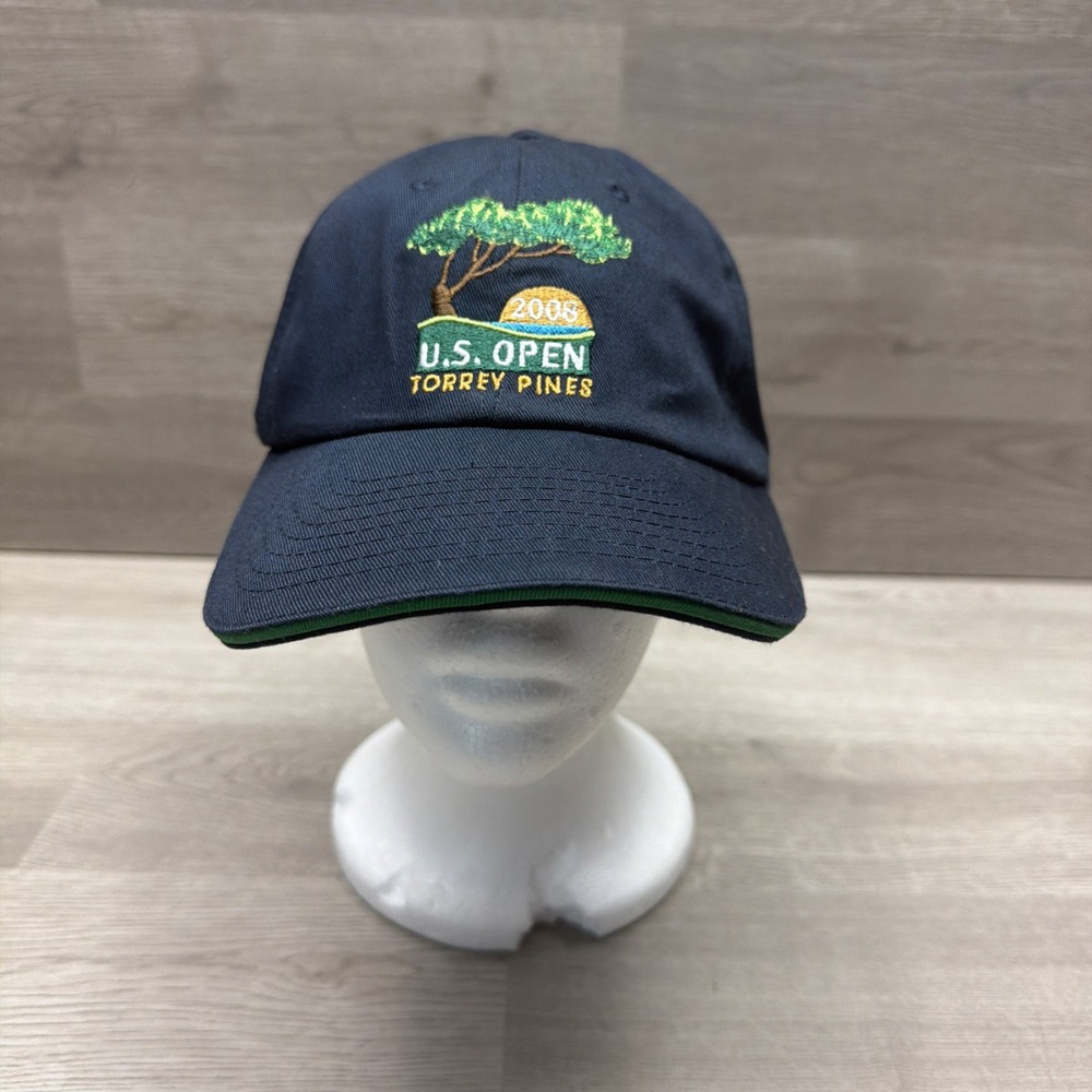 US Open 2008 Torrey Pines USGA Member Baseball‎ Style Blue Golf Hat Cap OSFM